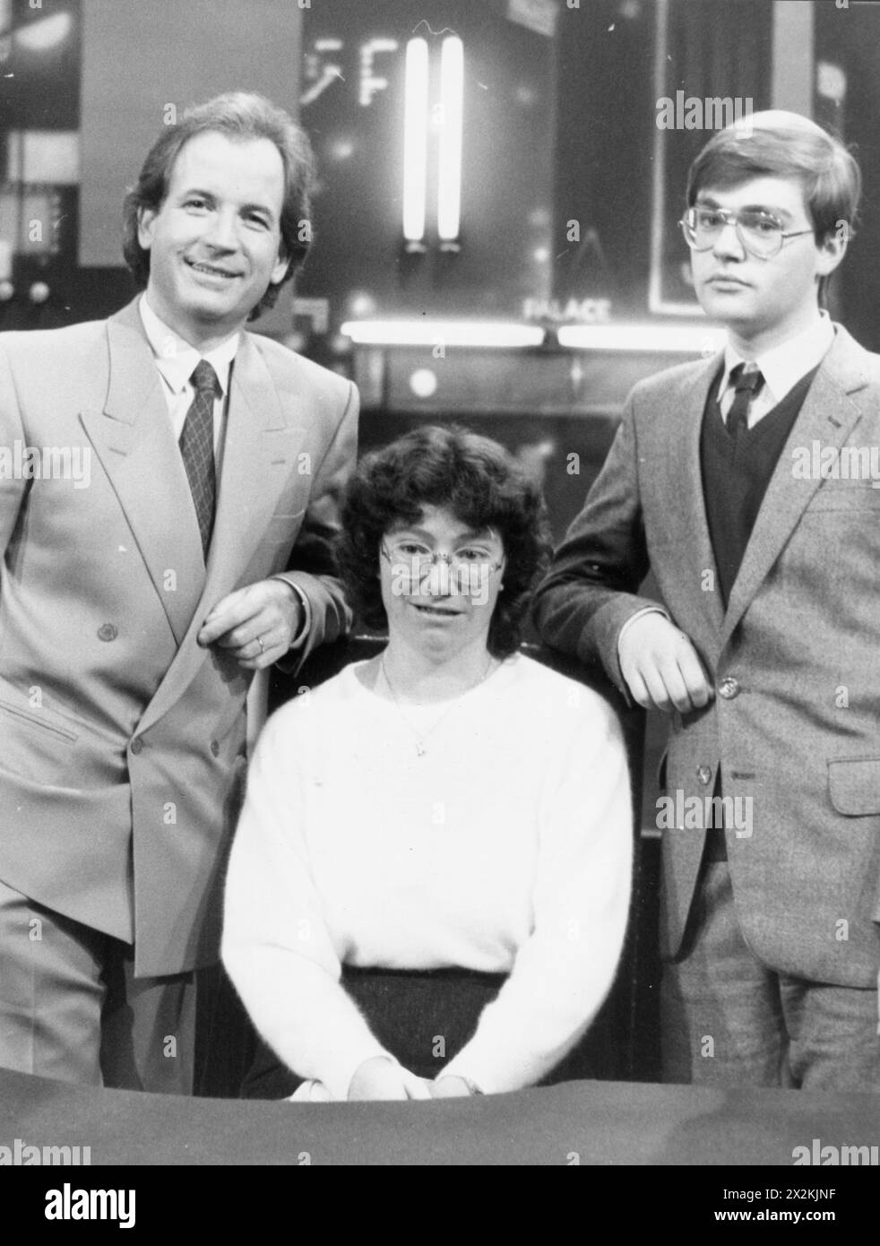Schautzer, Max, * 14.8.1940, Austrian presenter, in the telecast 'Alles oder Nichts', ADDITIONAL-RIGHTS-CLEARANCE-INFO-NOT-AVAILABLE Stock Photo
