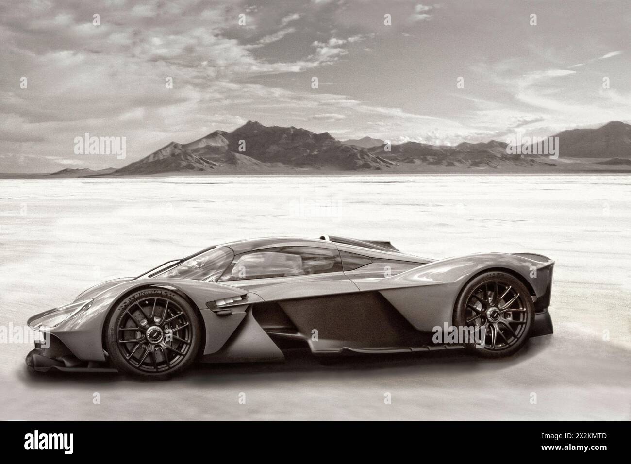 2023 Aston Martin Valkyrie Supercar Stock Photo