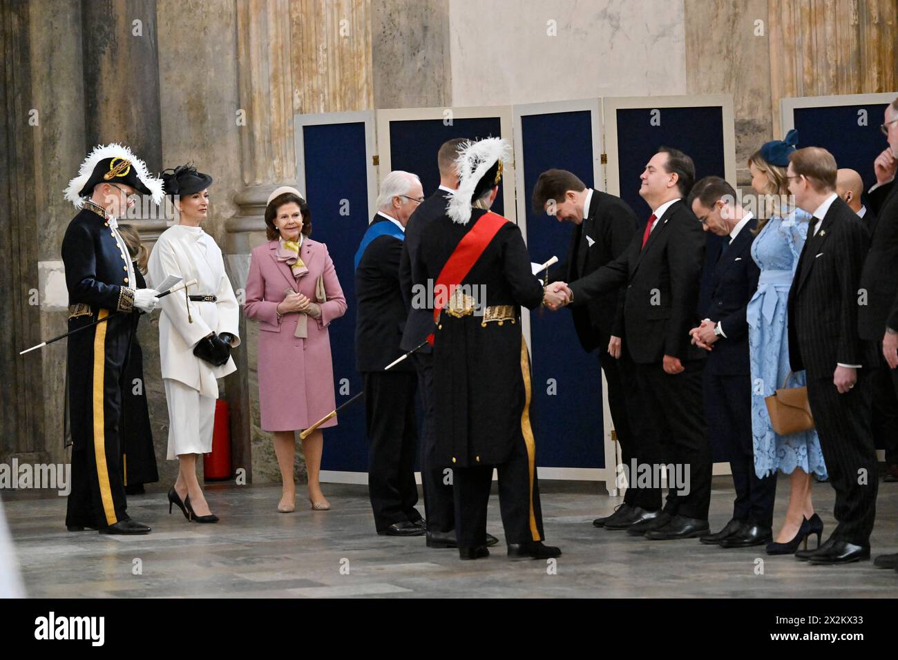 King Carl XVI Gustaf and the Finnish President Alexander Stubb, Queen