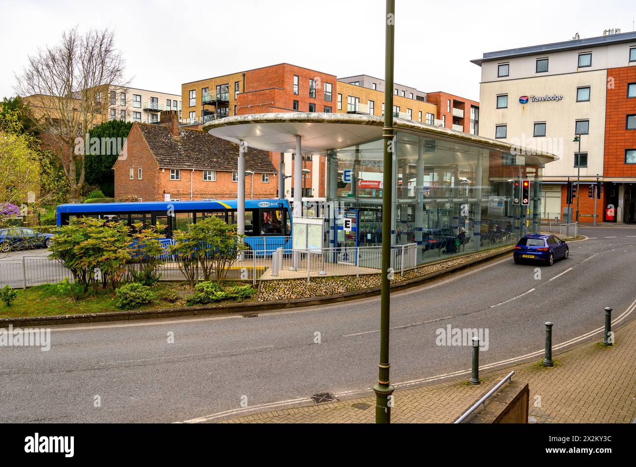 Horsham Bus Station on Worthing Road in Horsham, West Sussex, England