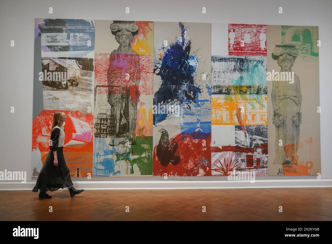 Robert Rauschenberg Roci Collection London 23 April 2024 . Robert Rauschenberg, Caryatid Cavalcade I,/ ROCI ...