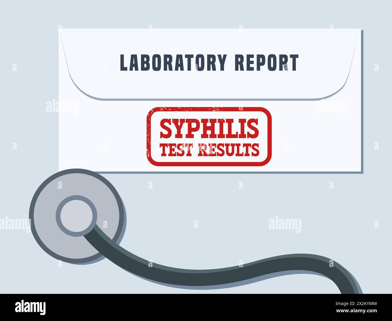 Syphilis std laboratory test results health concept medical