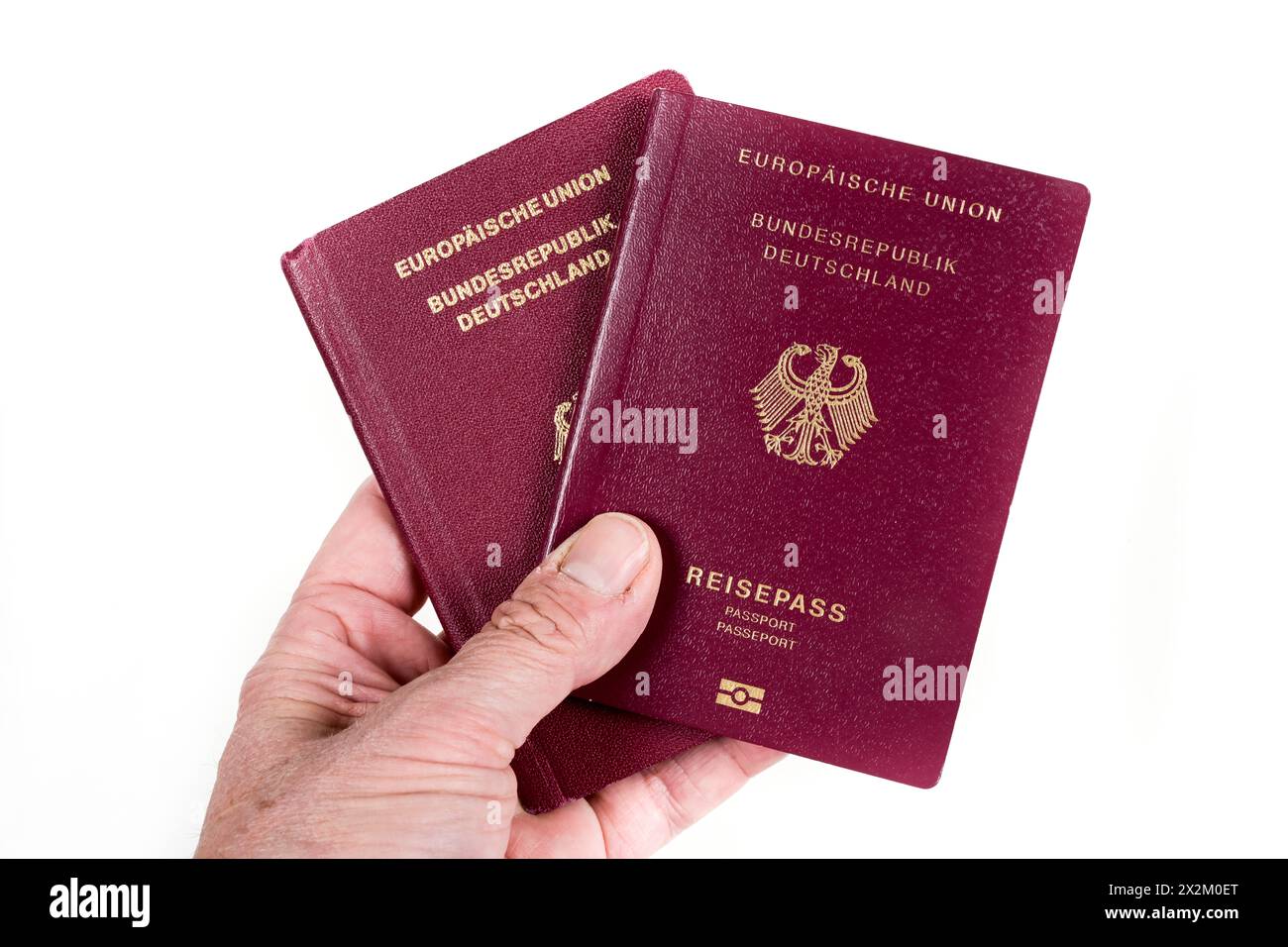 Reisepässe der Bundesrepublik Deutschland Stock Photo