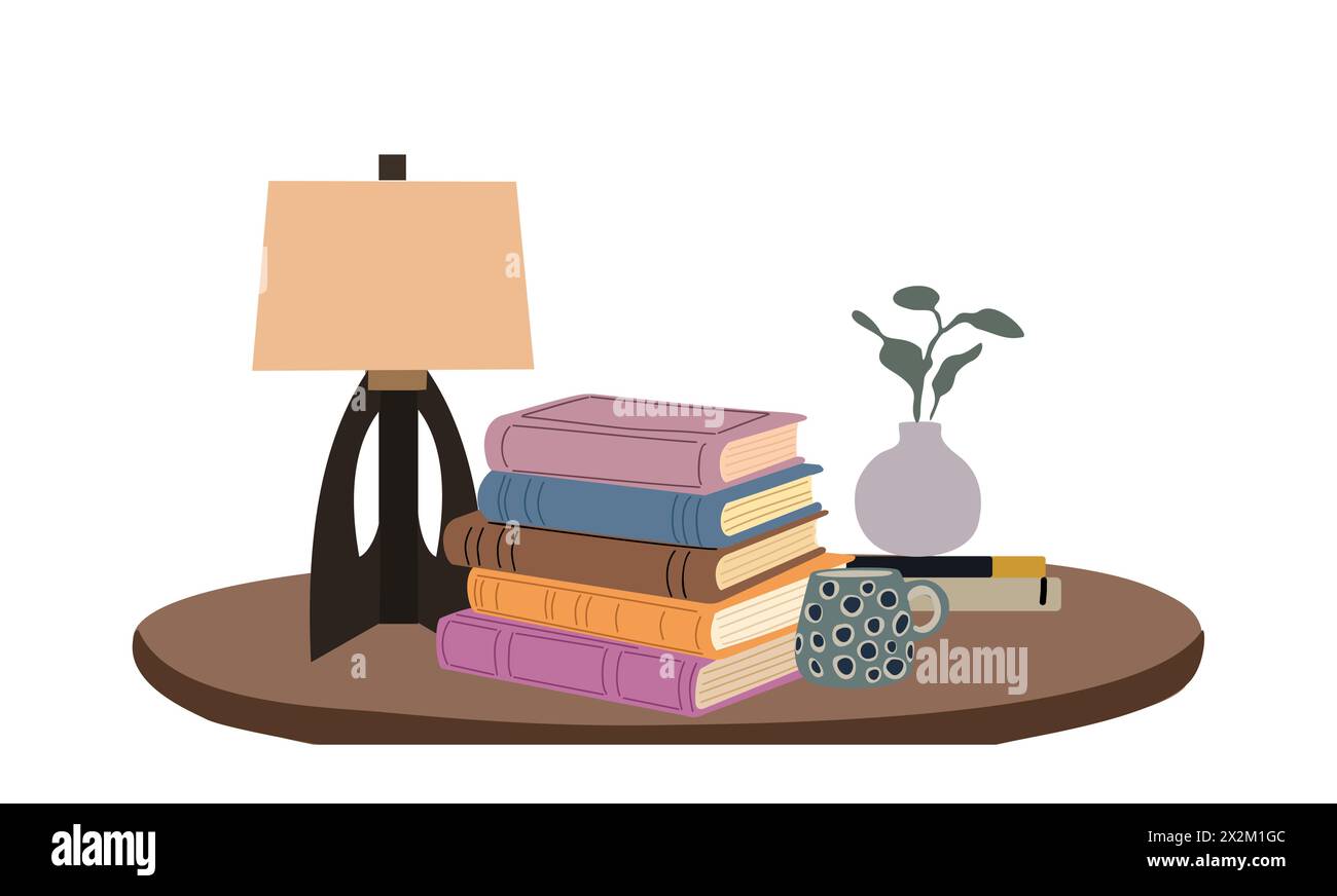 Lamp stack background Stock Vector Images - Alamy