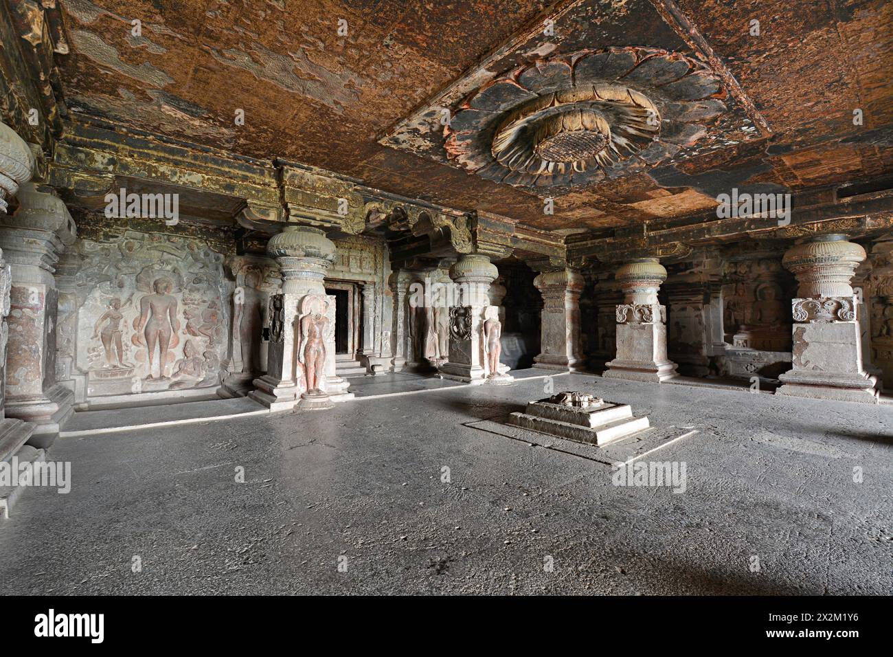 Ellora Jain Caves: Cave No 32 Upper storey- General-View of the Main ...