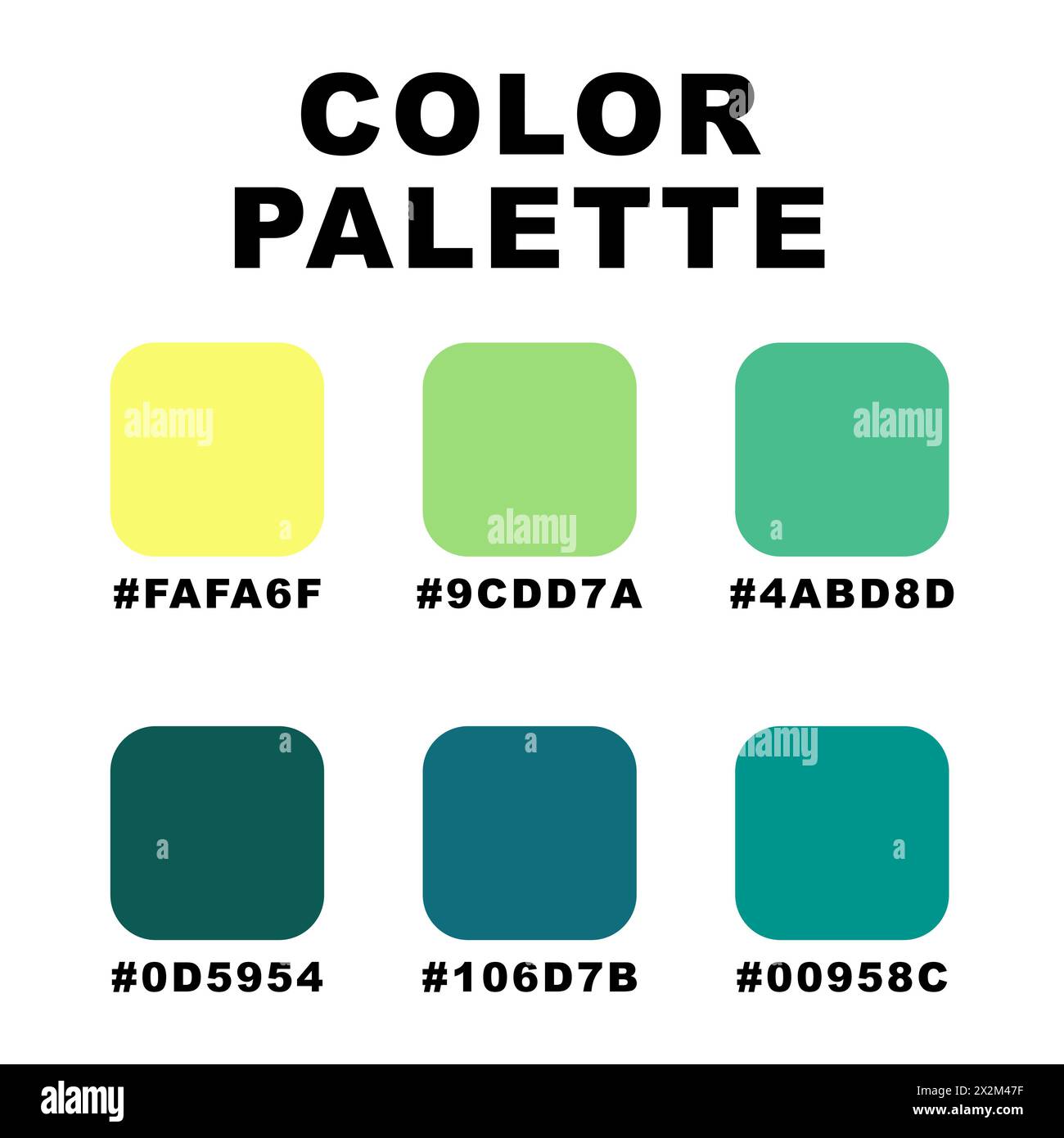 Vector Illustration With Palette Color Matching Palette Fashion Trend