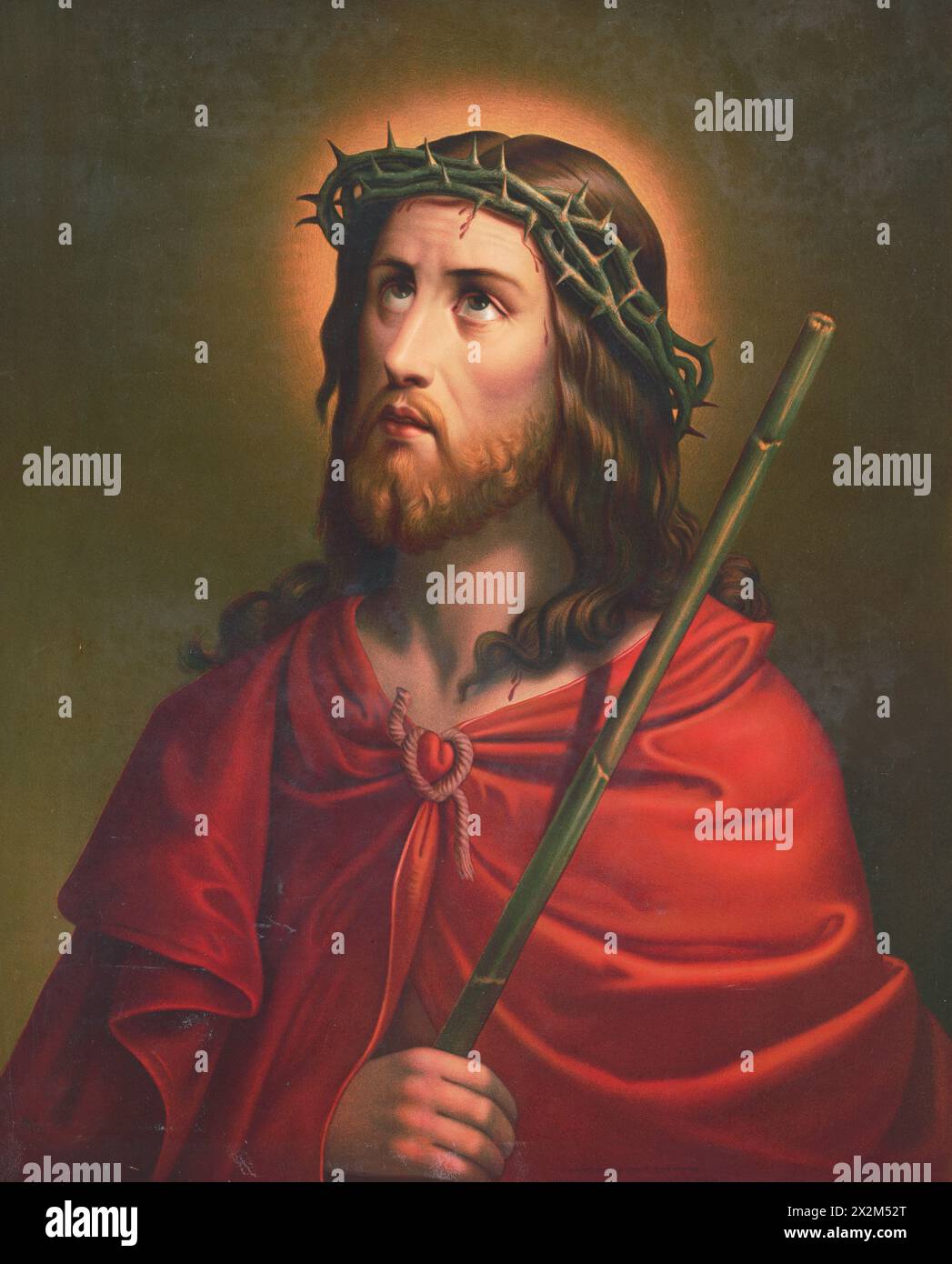 Jesus portrait crown of thorns hi-res stock photography and images - Alamy