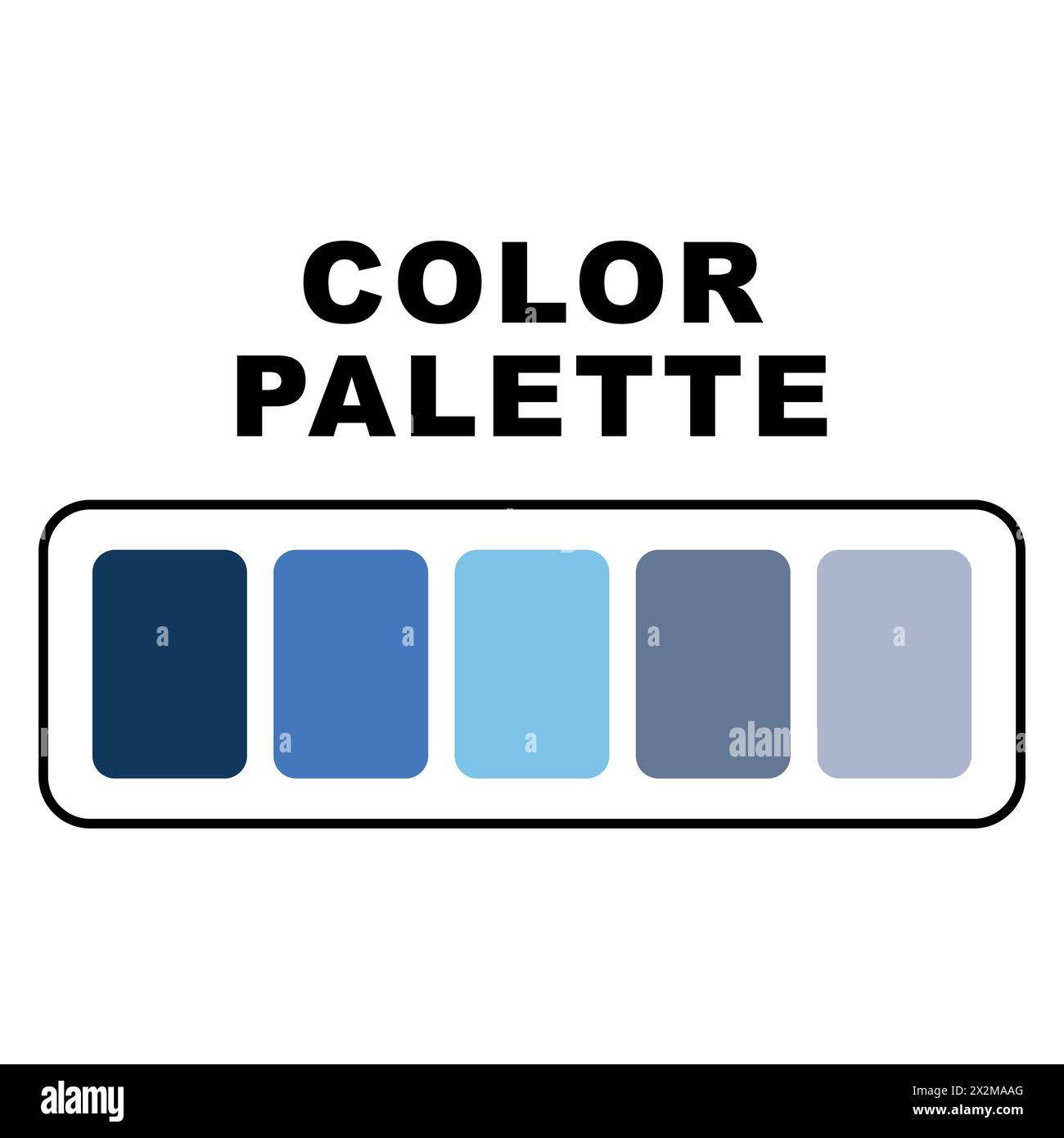 Vector illustration with palette.Color matching palette.Fashion Trend ...