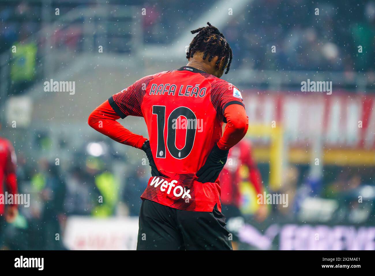 Milan, Italy. 22 Apr, 2024. Rafael Leao, AC Milan Vs FC Internazionale - Serie A. Credit: /Alessio Morgese / Emage Credit: Alessio Morgese/E-Mage/Alamy Live News Stock Photo