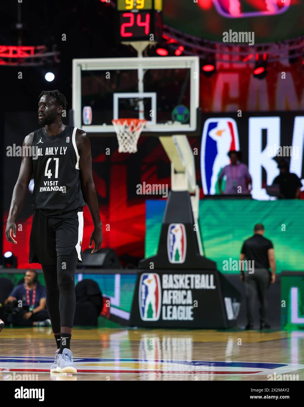 CAIRO, EGYPT APRIL 22 South Sudanese / Australian basketball player