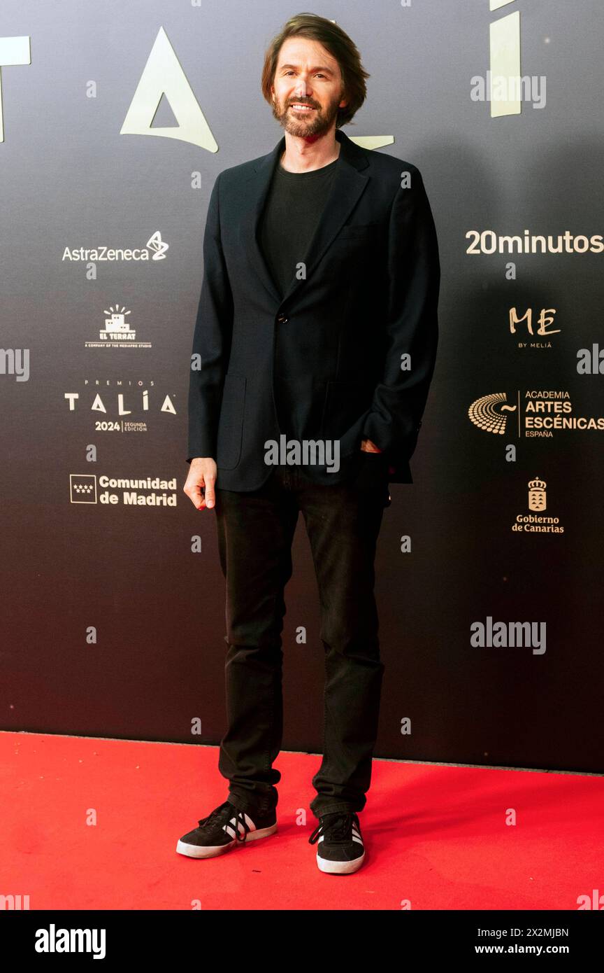 Manuel Velasco bei der 2. Verleihung der Premios Talia 2023 im Teatro Espanol. Madrid, 22.04.2024 *** Manuel Velasco at the 2nd Premios Talia 2023 award ceremony at Teatro Espanol Madrid, 22 04 2024 Foto:xDyDxFotografosx/xFuturexImagex talia awards 4470 Stock Photo