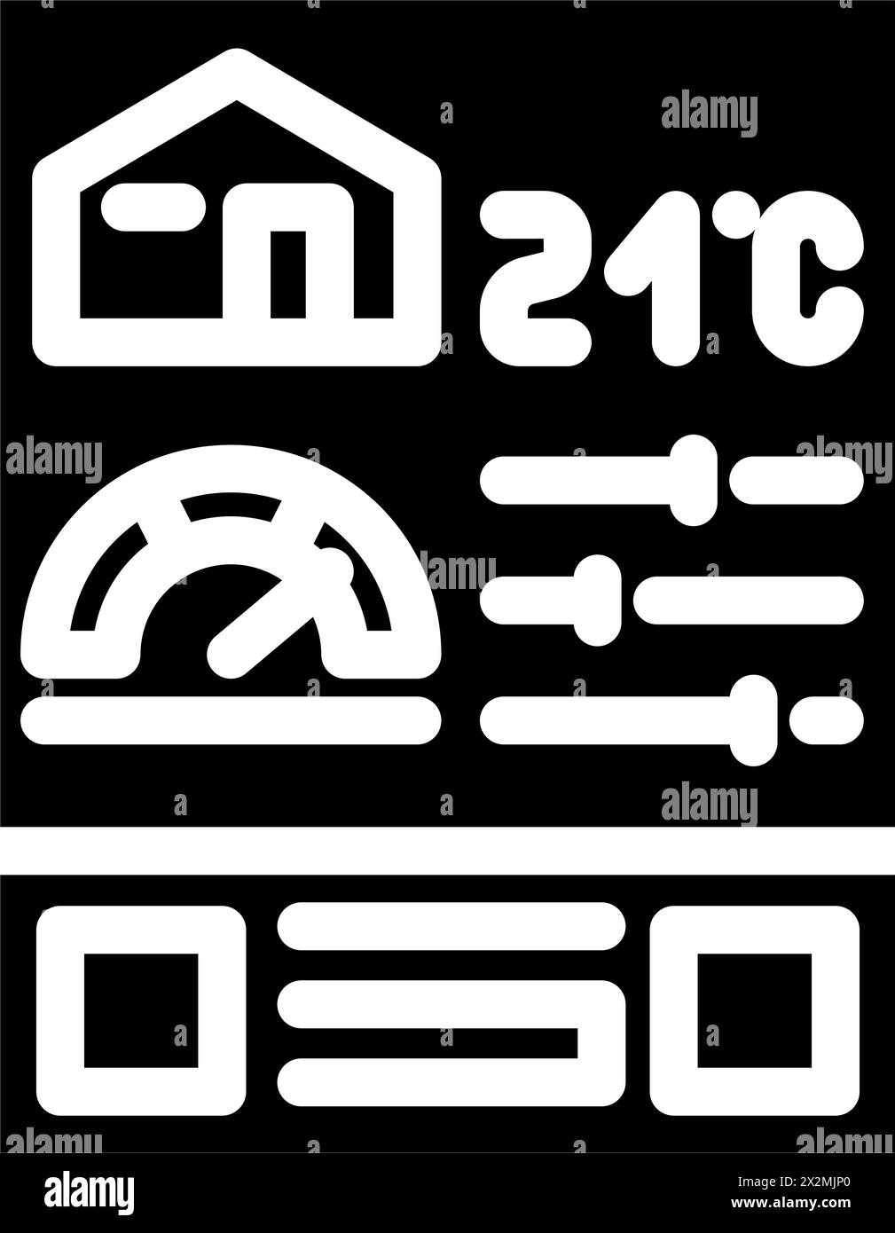 ventilation control glyph icon vector illustration Stock Vector Image ...