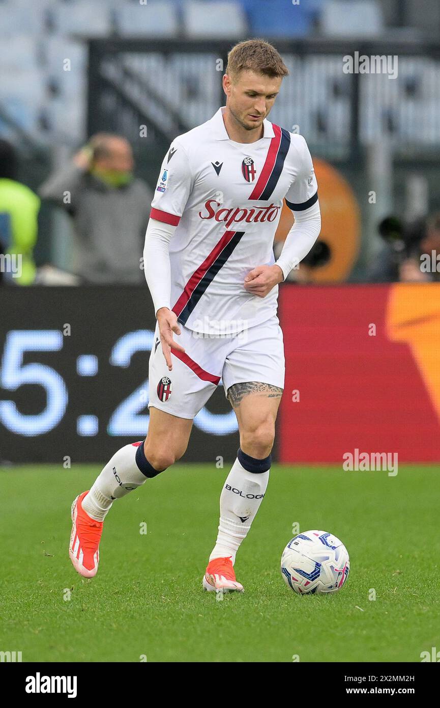 Rome, Italy. 22nd Apr, 2024. Stadio Olimpico, Roma, Italy - xxx during  Serie A Football Match, Roma vs Bologna, 22 Apr 2024 (Photo by Roberto  Ramaccia/Sipa USA) Credit: Sipa US/Alamy Live News