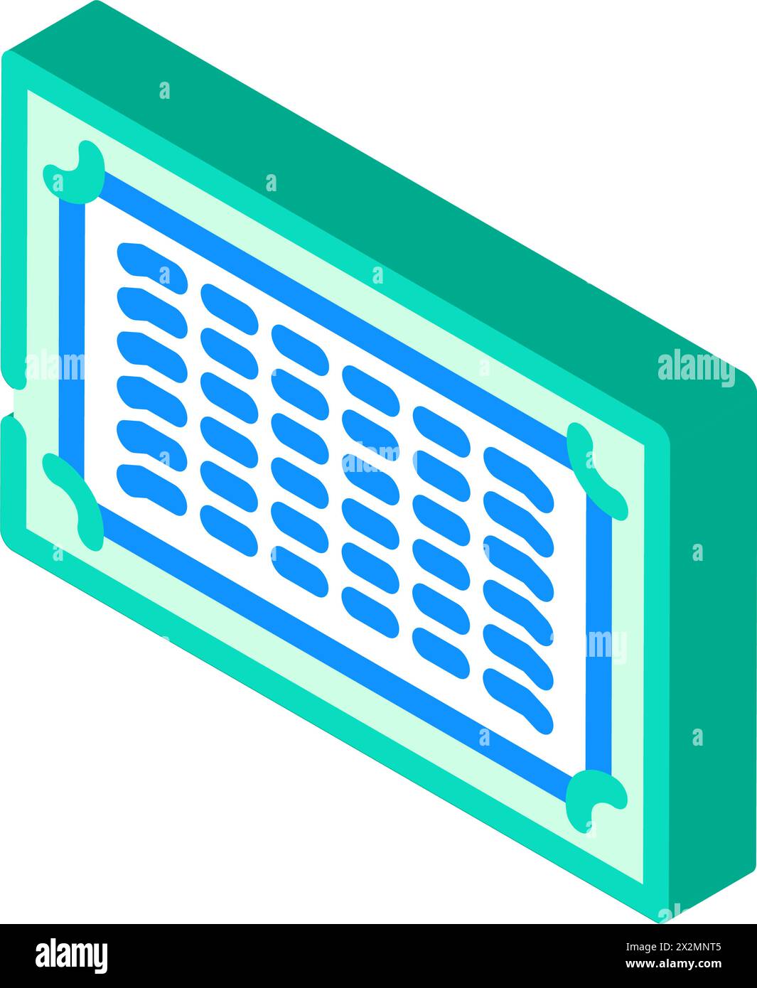 ventilation grille isometric icon vector illustration Stock Vector ...