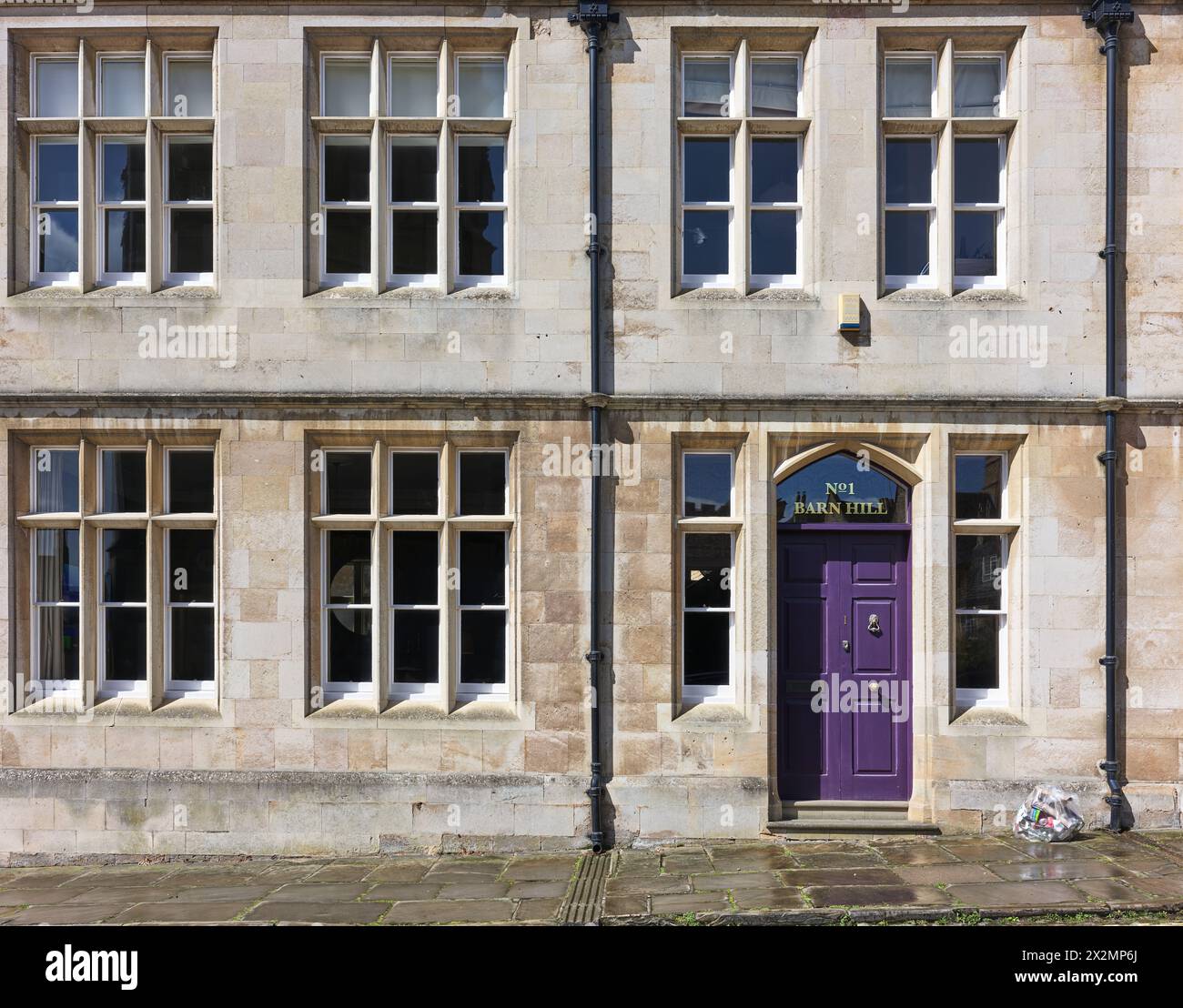Neo-classical building at Stamford, England. Stock Photo