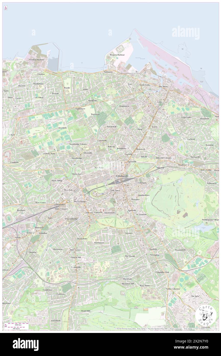 Blue rainbow apartments edinburgh royal garden hires stock photography