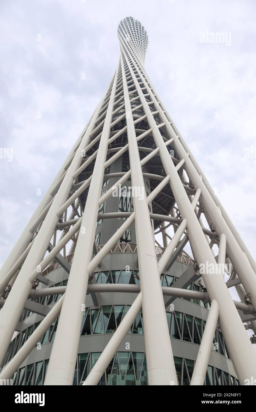 GUANGZHONG - NOV 25: Guangzhou Canton TV Tower, Nov 25, 2011, Guangzhou, China. It became operational on Sep 29, 2010. It is tallest structure in Chin Stock Photo