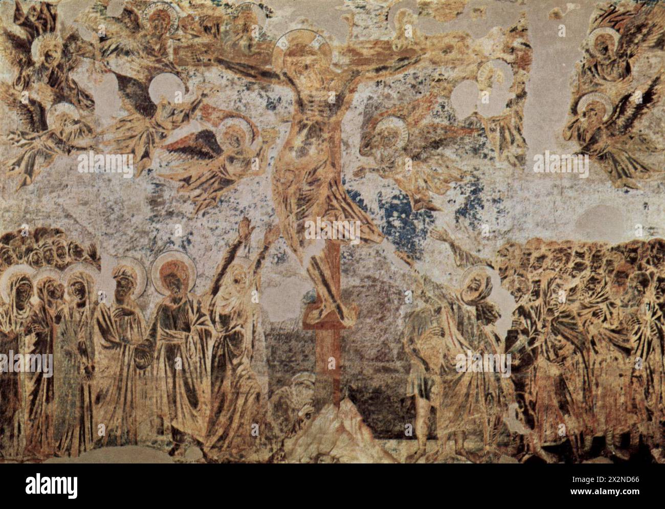 Crucifixion by Cimabue Cimabue - Basilica of Saint Francis of Assisi ...