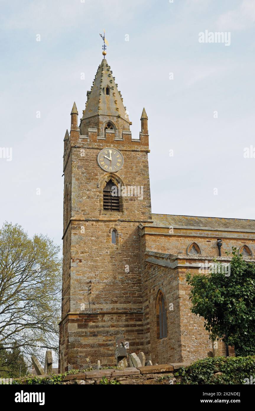 Holy Cross Church, Milton Malsor, Northamptonshire Stock Photo