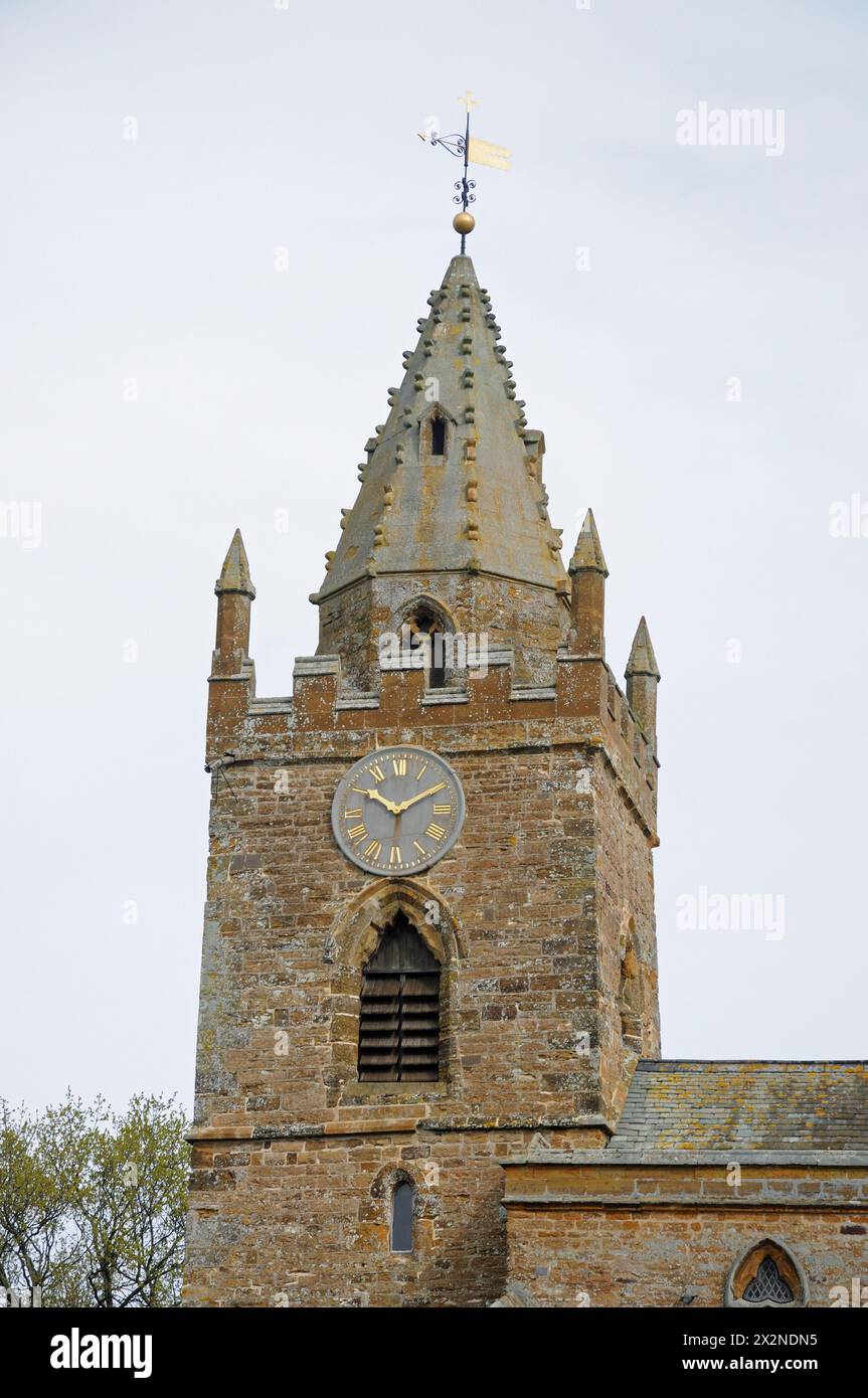 Holy Cross Church, Milton Malsor, Northamptonshire Stock Photo