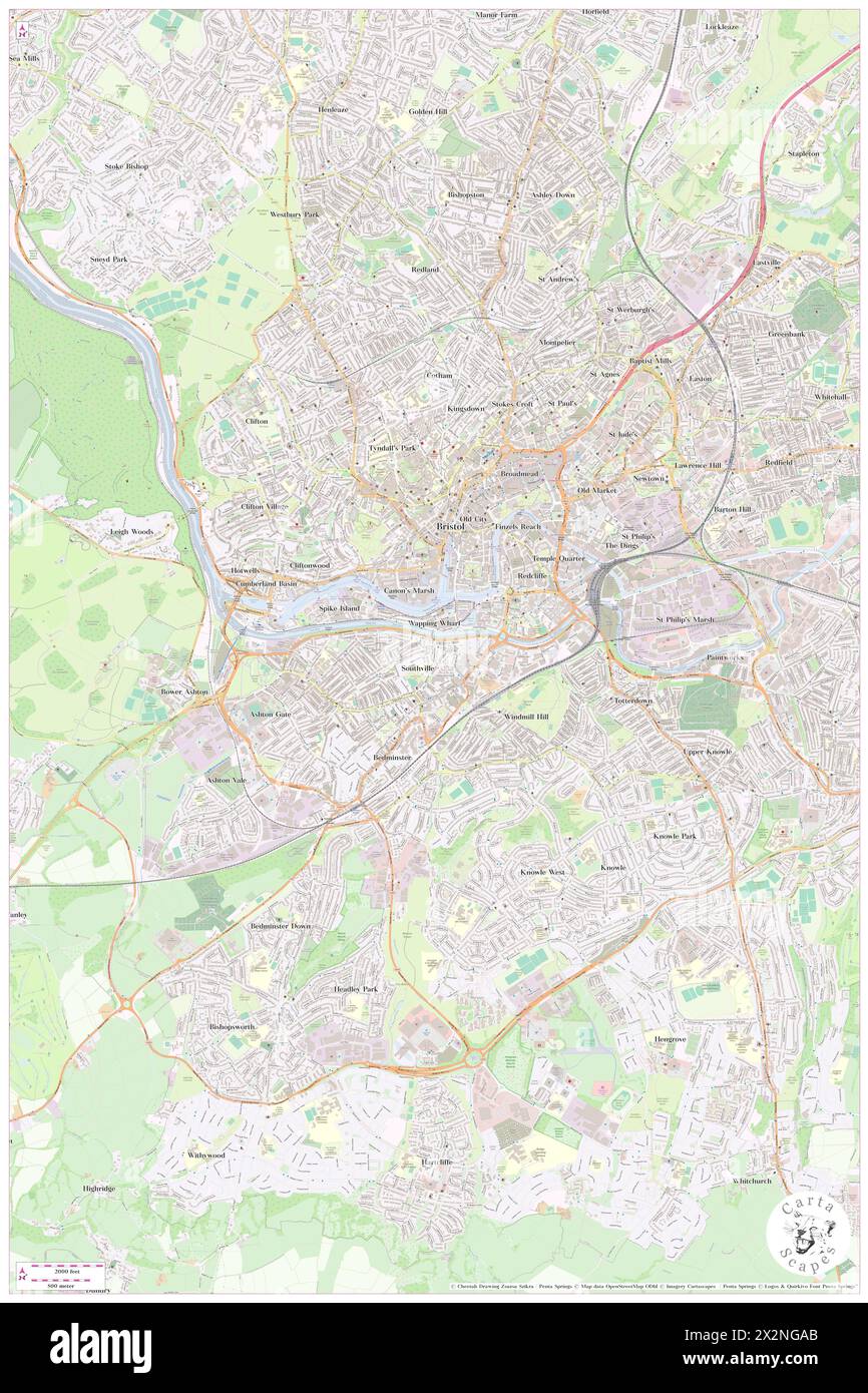 Hotel24Seven, City of Bristol, GB, United Kingdom, England, N 51 26' 40'', S 2 35' 57'', map, Cartascapes Map published in 2024. Explore Cartascapes, a map revealing Earth's diverse landscapes, cultures, and ecosystems. Journey through time and space, discovering the interconnectedness of our planet's past, present, and future. Stock Photo