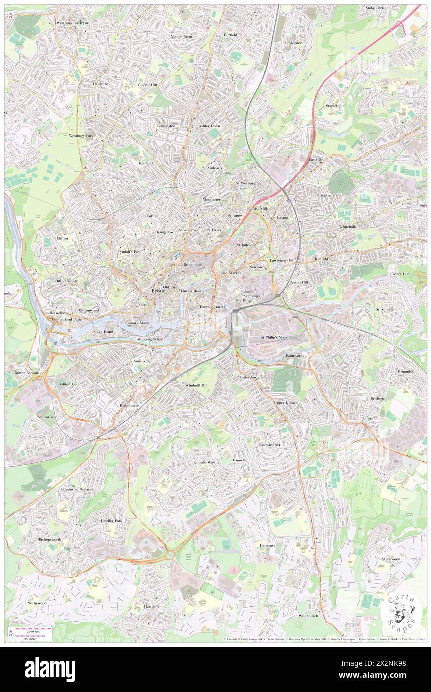 Zeetta Networks Limited, City of Bristol, GB, United Kingdom, England, N 51 26' 56'', S 2 35' 1'', map, Cartascapes Map published in 2024. Explore Cartascapes, a map revealing Earth's diverse landscapes, cultures, and ecosystems. Journey through time and space, discovering the interconnectedness of our planet's past, present, and future. Stock Photo