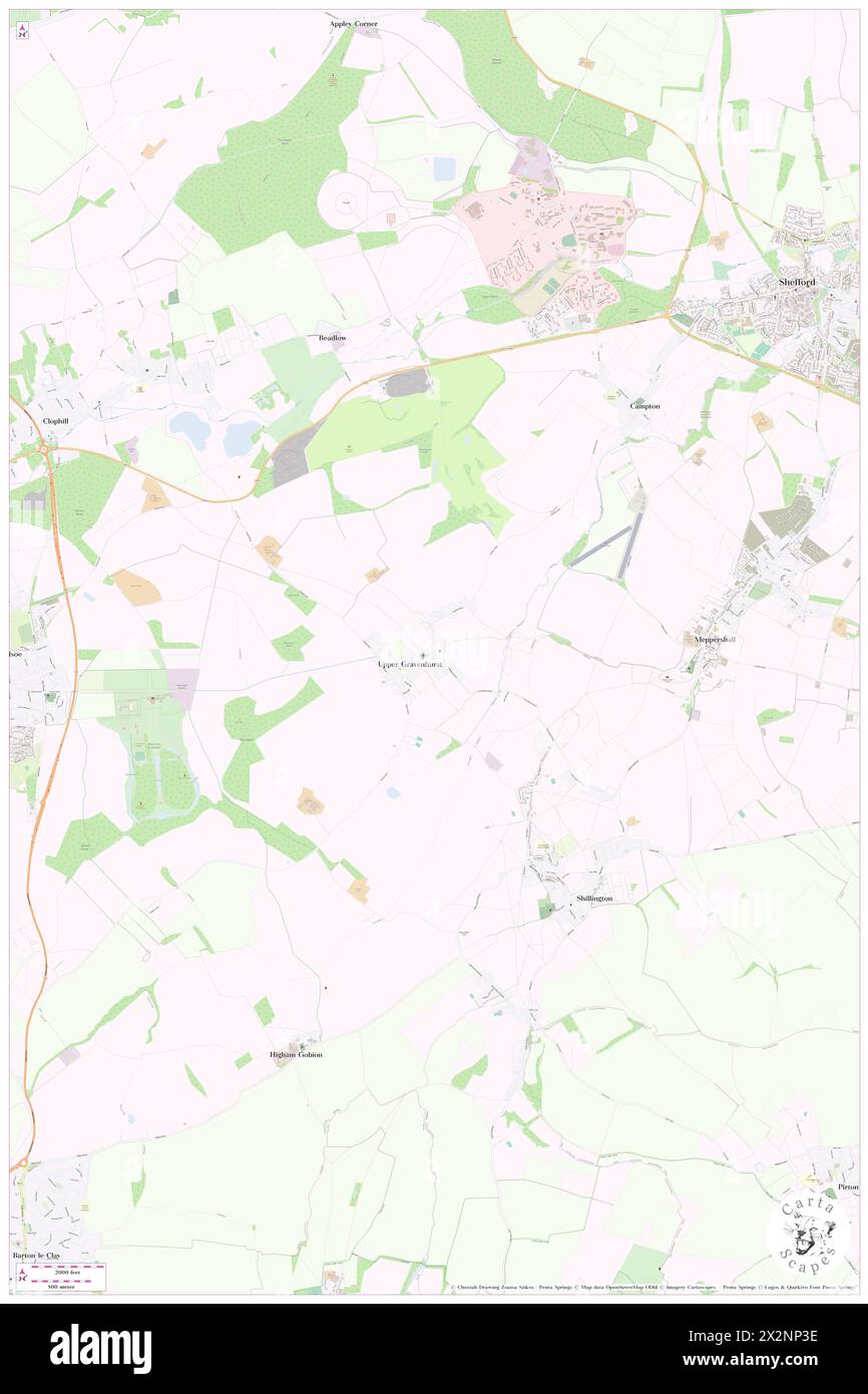 Map of gravenhurst hires stock photography and images Alamy