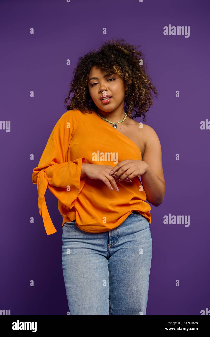 Sassy attractive african woman hi-res stock photography and images - Alamy