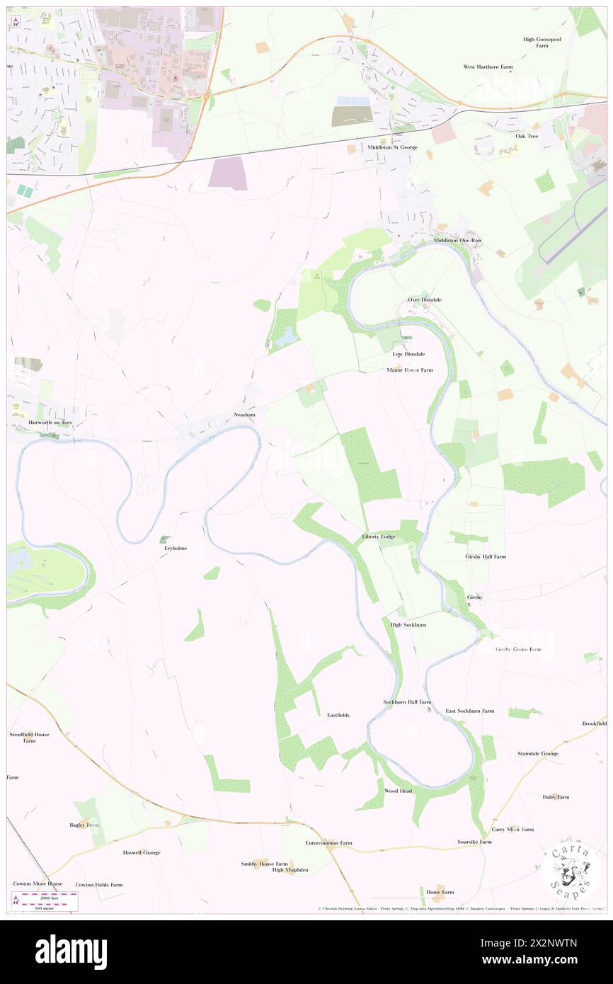 Neasham, Darlington, GB, United Kingdom, England, N 54 29' 17'', S 1 29' 17'', map, Cartascapes Map published in 2024. Explore Cartascapes, a map revealing Earth's diverse landscapes, cultures, and ecosystems. Journey through time and space, discovering the interconnectedness of our planet's past, present, and future. Stock Photo