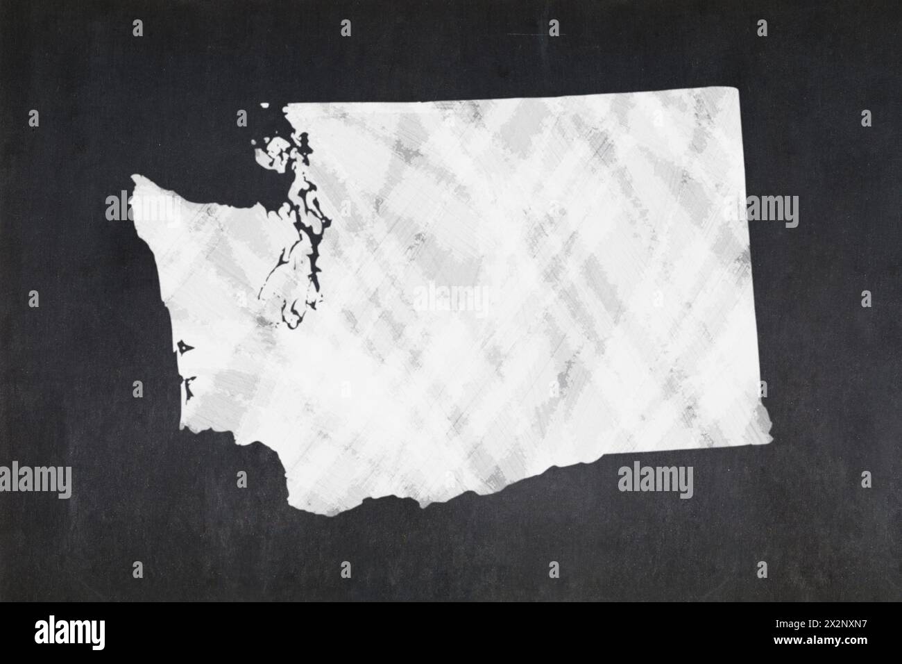 Physical map of washington hi-res stock photography and images - Alamy