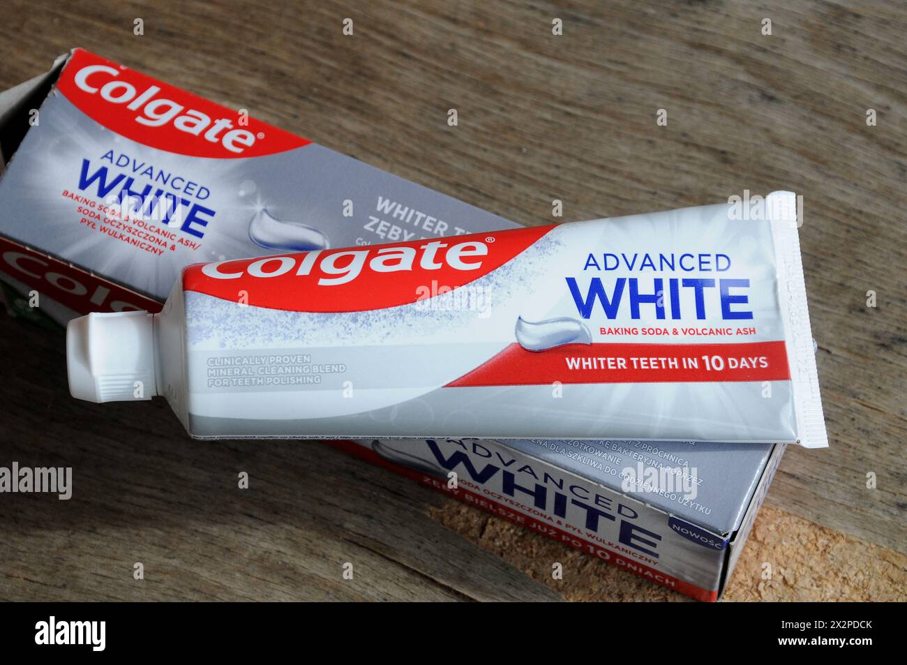Copenhagen/ Denmark/23 April 2024/Colgate advance white oothpaste in ...