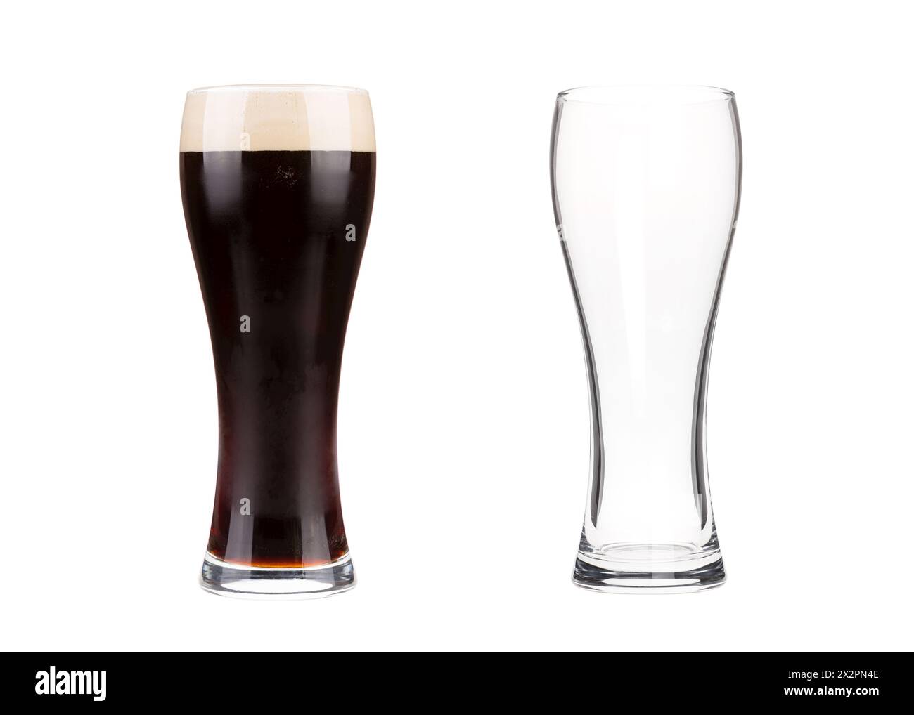 Two half empty draft hi-res stock photography and images - Alamy