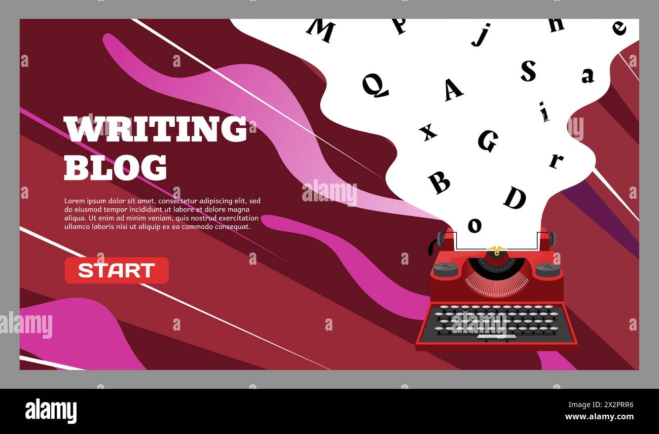 Content writer journalist background Stock Vector Images - Alamy
