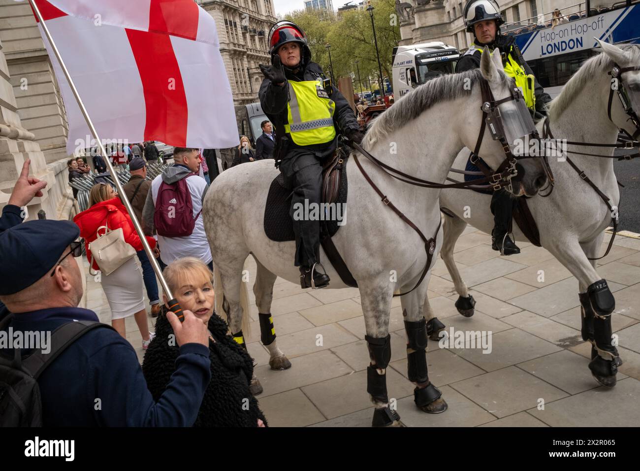 Sir George Riots Violence breaks out at a St Georges Day Parade held in Central London ...