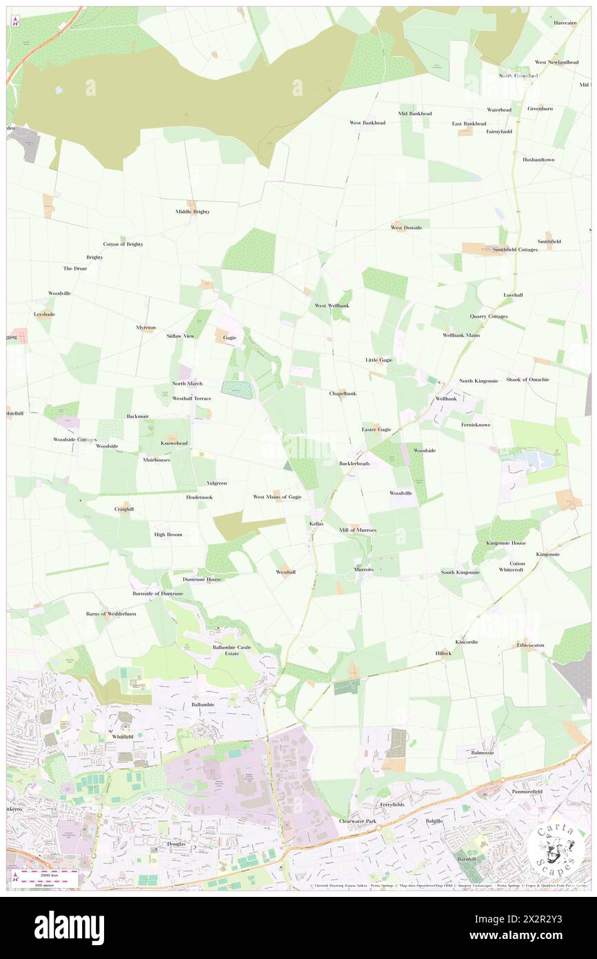 Kellas Wood, Angus, GB, United Kingdom, Scotland, N 56 30' 58'', S 2 53' 12'', map, Cartascapes Map published in 2024. Explore Cartascapes, a map revealing Earth's diverse landscapes, cultures, and ecosystems. Journey through time and space, discovering the interconnectedness of our planet's past, present, and future. Stock Photo