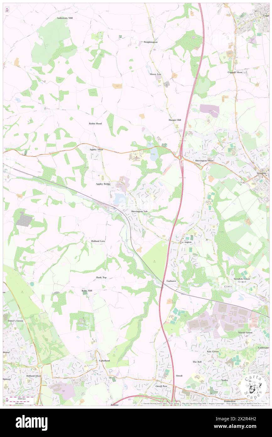 Shevington Vale, Borough of Wigan, GB, United Kingdom, England, N 53 34' 45'', S 2 42' 40'', map