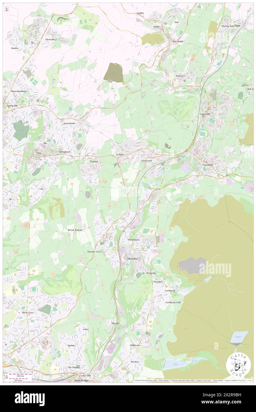 Quick, Borough of Tameside, GB, United Kingdom, England, N 53 31' 43'', S 2 2' 15'', map ...