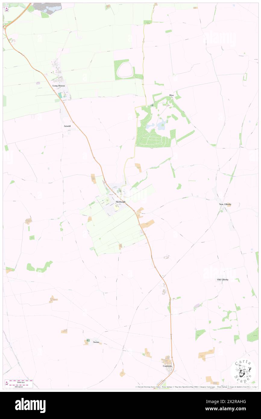 Skirlaugh, East Riding of Yorkshire, GB, United Kingdom, England, N 53 50' 21'', S 0 15' 59'', map, Cartascapes Map published in 2024. Explore Cartascapes, a map revealing Earth's diverse landscapes, cultures, and ecosystems. Journey through time and space, discovering the interconnectedness of our planet's past, present, and future. Stock Photo