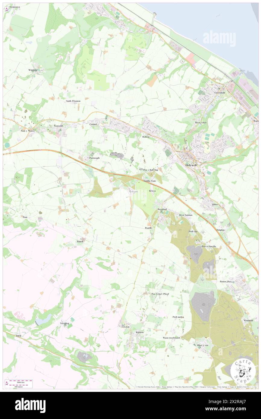 Calcoed, County of Flintshire, GB, United Kingdom, Wales, N 53 15' 50 ...