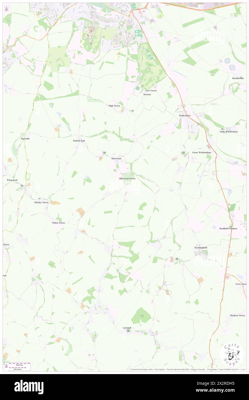 Hawstead Green, Suffolk, GB, United Kingdom, England, N 52 11' 29'', N 0 43' 20'', map, Cartascapes Map published in 2024. Explore Cartascapes, a map revealing Earth's diverse landscapes, cultures, and ecosystems. Journey through time and space, discovering the interconnectedness of our planet's past, present, and future. Stock Photo