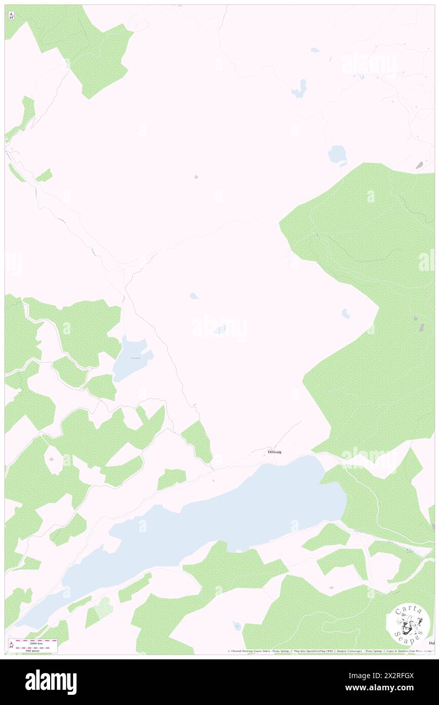 Loch a' Ghlinne, Argyll and Bute, GB, United Kingdom, Scotland, N 56 18' 13'', S 5 19' 54'', map, Cartascapes Map published in 2024. Explore Cartascapes, a map revealing Earth's diverse landscapes, cultures, and ecosystems. Journey through time and space, discovering the interconnectedness of our planet's past, present, and future. Stock Photo