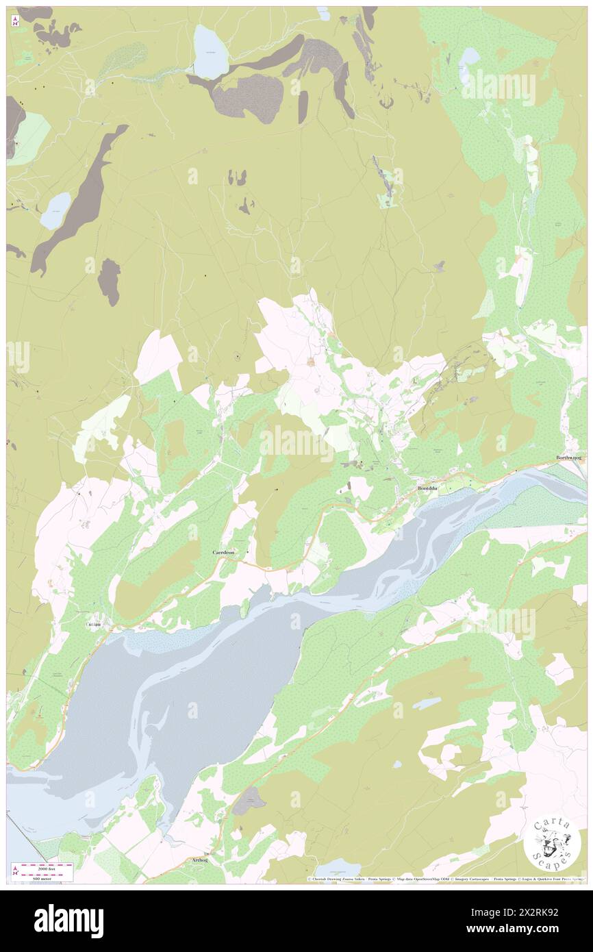 Uwch-mynydd, Gwynedd, GB, United Kingdom, Wales, N 52 45' 18'', S 3 59' 27'', map, Cartascapes Map published in 2024. Explore Cartascapes, a map revealing Earth's diverse landscapes, cultures, and ecosystems. Journey through time and space, discovering the interconnectedness of our planet's past, present, and future. Stock Photo