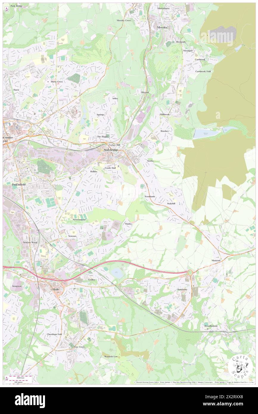 Hough Hill, Borough of Tameside, GB, United Kingdom, England, N 53 28' 24'', S 2 2' 56'', map ...