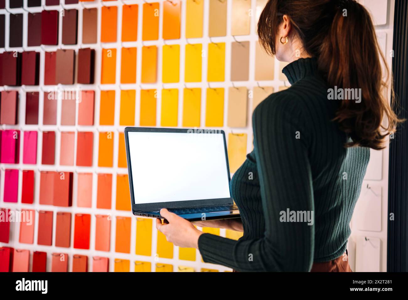 Three color swatches hi-res stock photography and images - Alamy