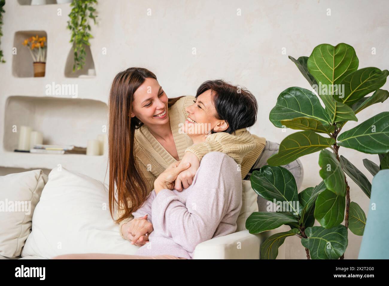 Woman 30 55 happy hi-res stock photography and images - Alamy
