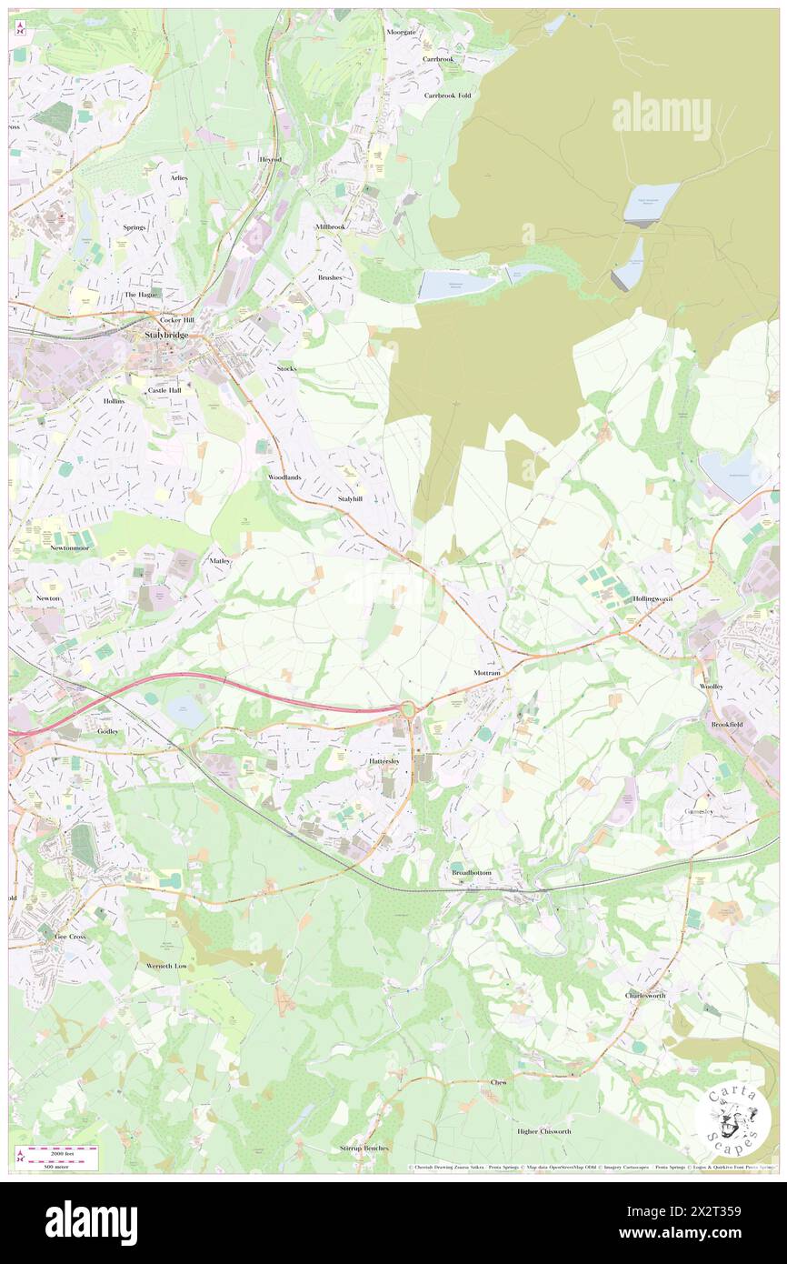 Harrop Edge, Borough of Tameside, GB, United Kingdom, England, N 53 27' 50'', S 2 1' 35'', map ...