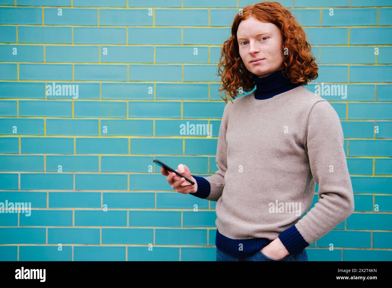 Young smart redhead man hi-res stock photography and images - Alamy