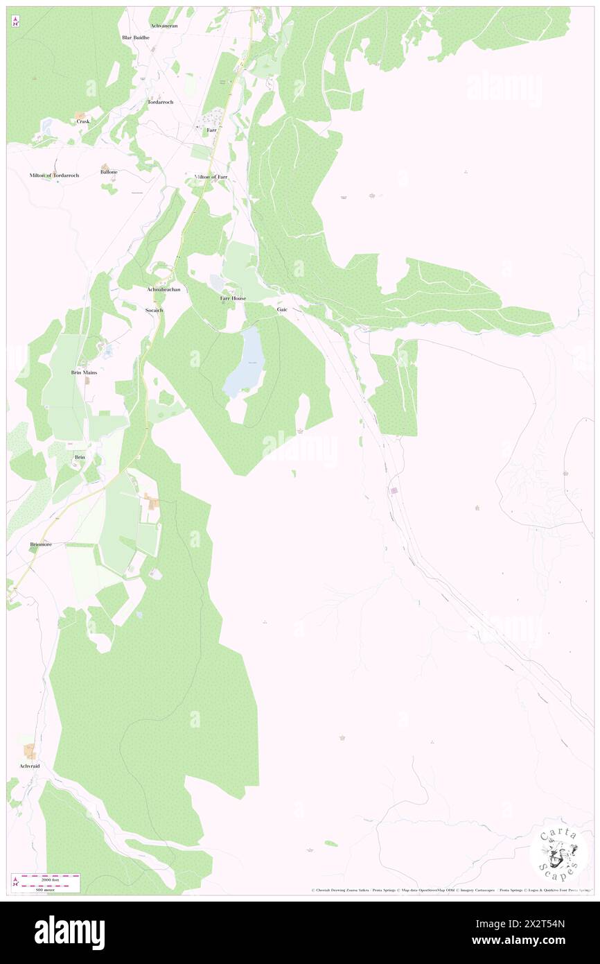 Carn Loch na Leitir, Highland, GB, United Kingdom, Scotland, N 57 20' 23'', S 4 10' 35'', map, Cartascapes Map published in 2024. Explore Cartascapes, a map revealing Earth's diverse landscapes, cultures, and ecosystems. Journey through time and space, discovering the interconnectedness of our planet's past, present, and future. Stock Photo