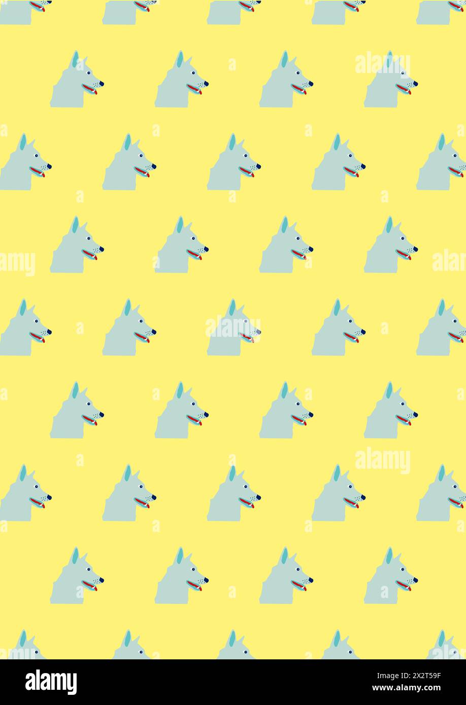 Dog pattern hi-res stock photography and images - Alamy