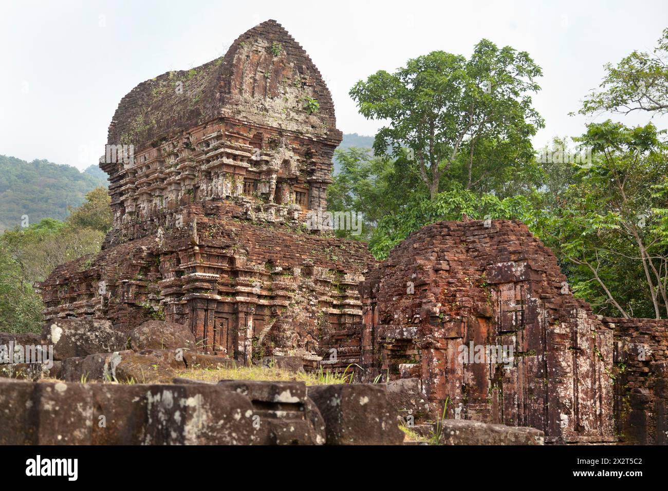 My Son, Cham arcaelogical site, Hindu temples, Vietnam Stock Photo